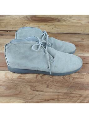 Uggs Men's Gray Chukka Suede Boots Shoes Size 13 EEE Lace Up 1096031